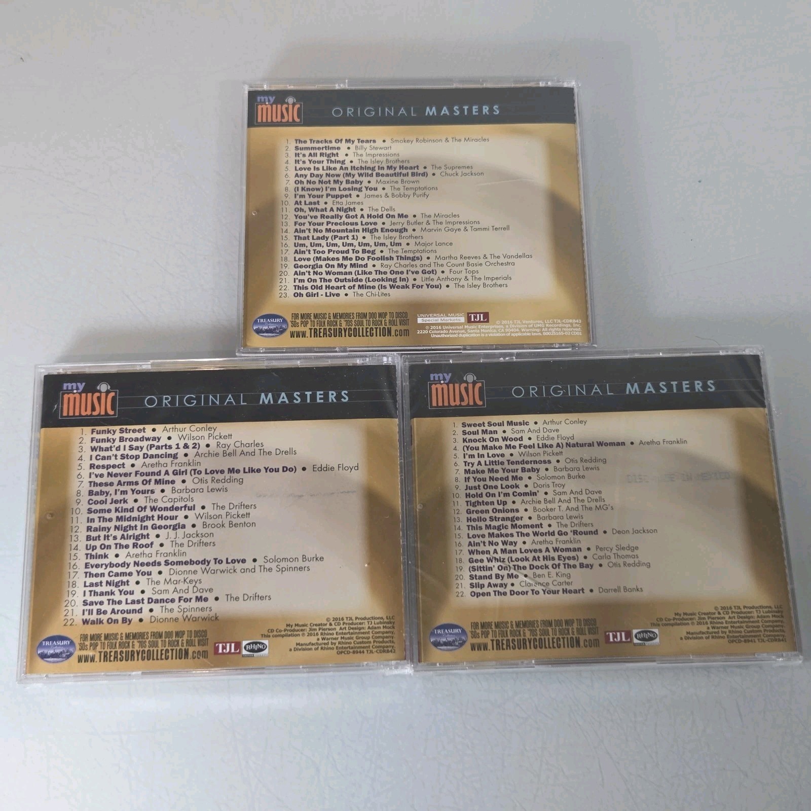 TJ LUBINSKY Soul Legends R&B 40 Volume 1 2 3 TJL Original Masters My Music NEW