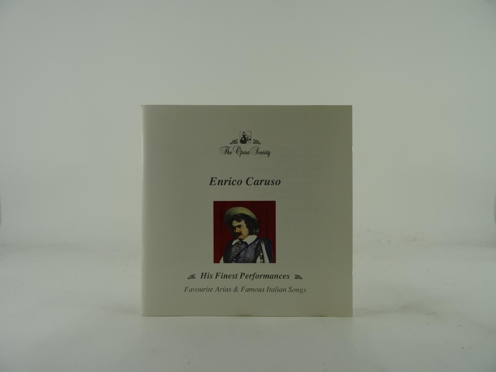 ENRICO CARUSO FAVOURITE ARIAS AND FAMOUS ITALIAN SONGS (25) 18 Track CD Album in