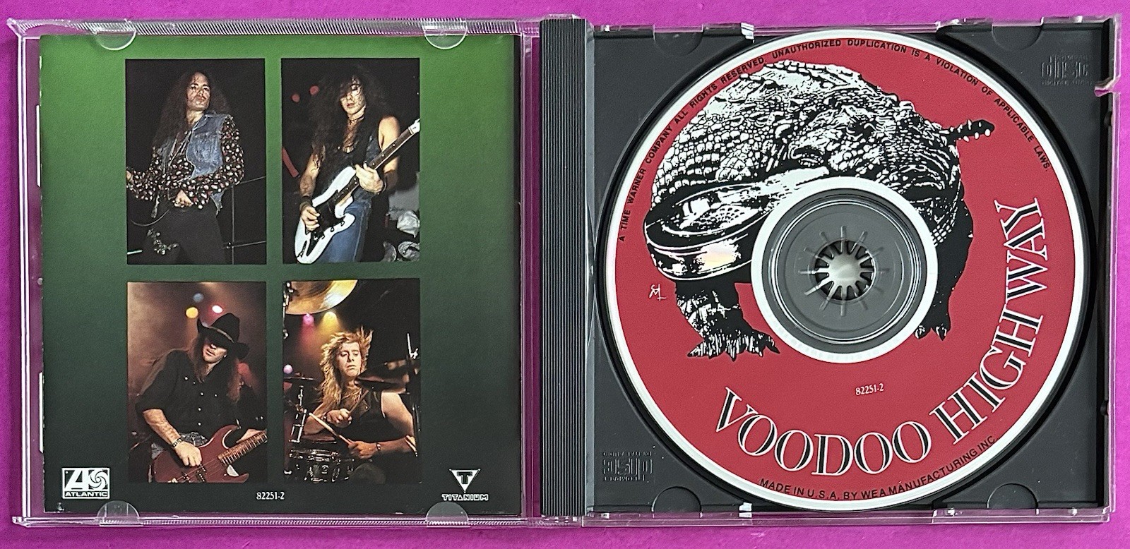 Badlands-Voodoo Highway (1991/Atlantic Records/CD 82251-2) Jake E Lee.*Read*