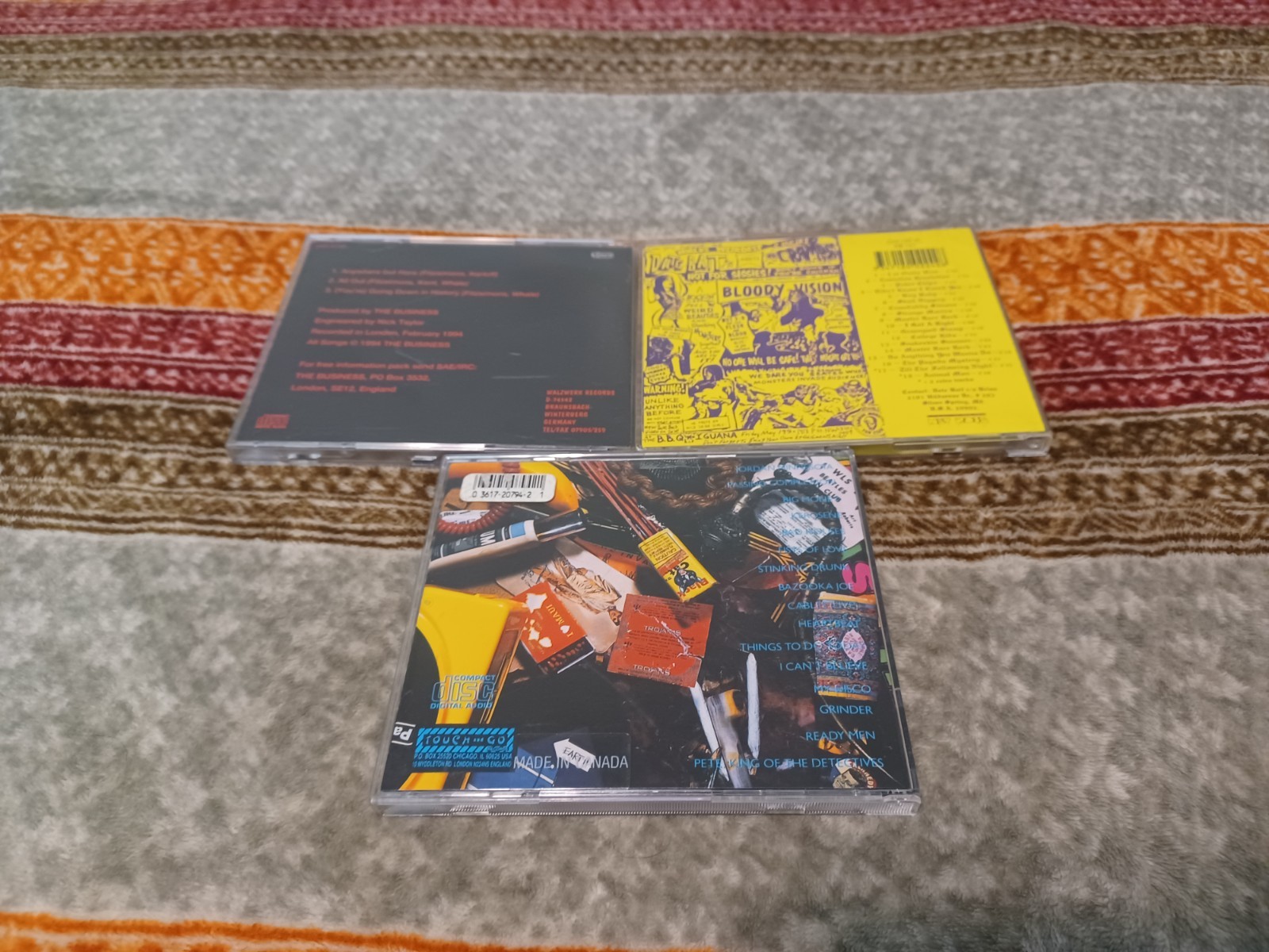 THE BUSINESS DATE BAIT BIG BLACK the rich mans anywhere but punk rock cd lot