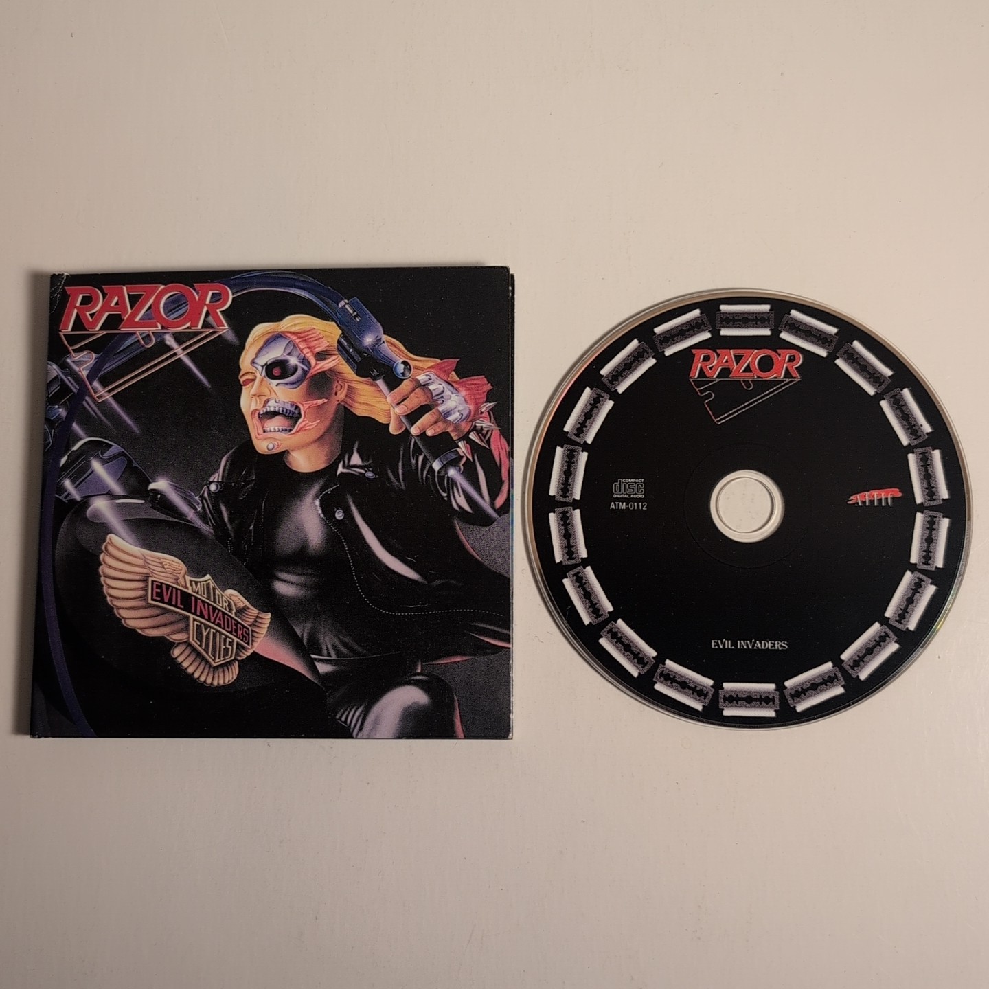 Razor - Evil Invaders CD ATM-0112 Thrash Speed Metal Canada Reissue Digipak