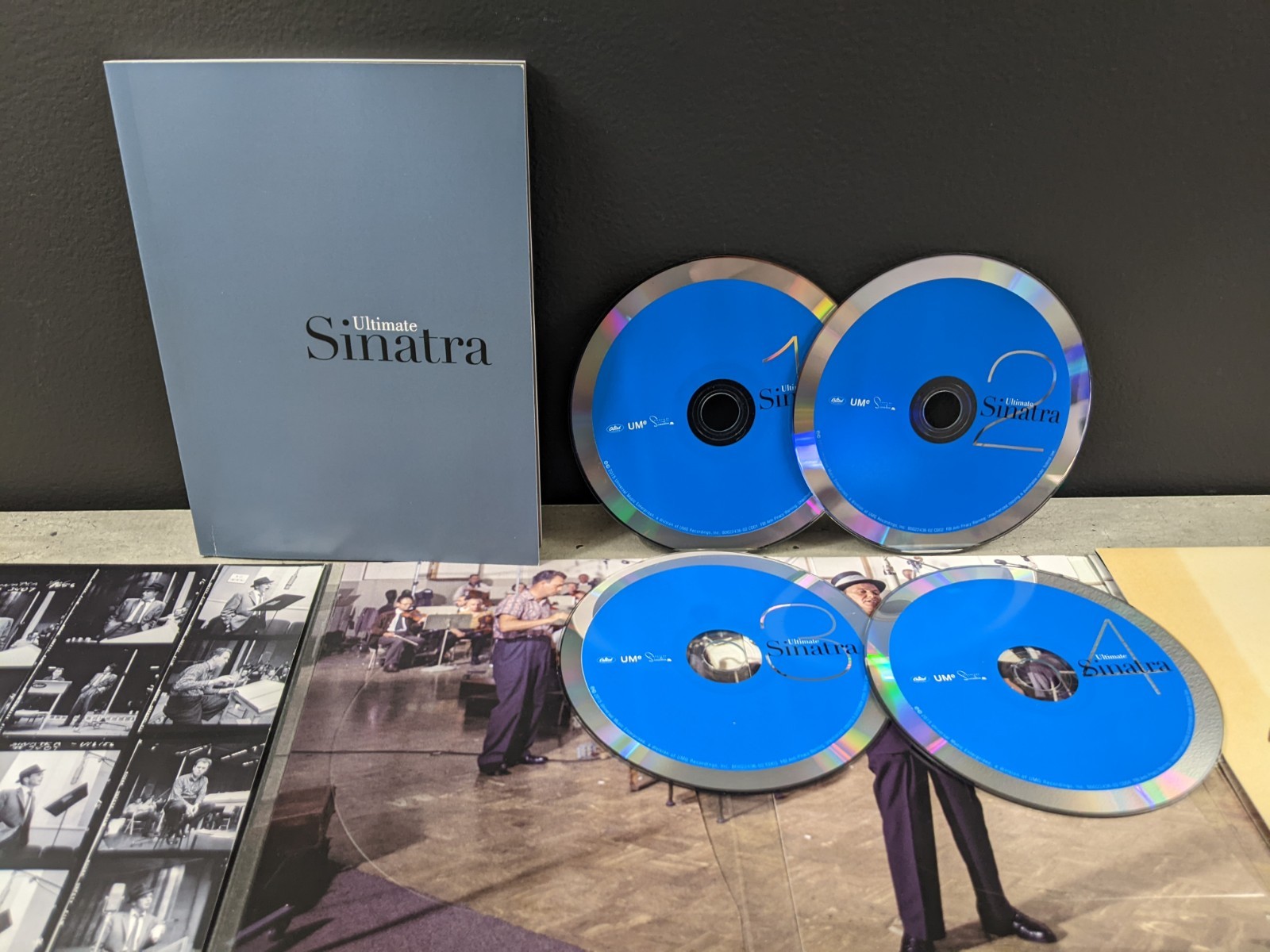 ULTIMATE FRANK SINATRA 4 CD Music W/ Booklet Collection 101 Songs EXCELLENT COND