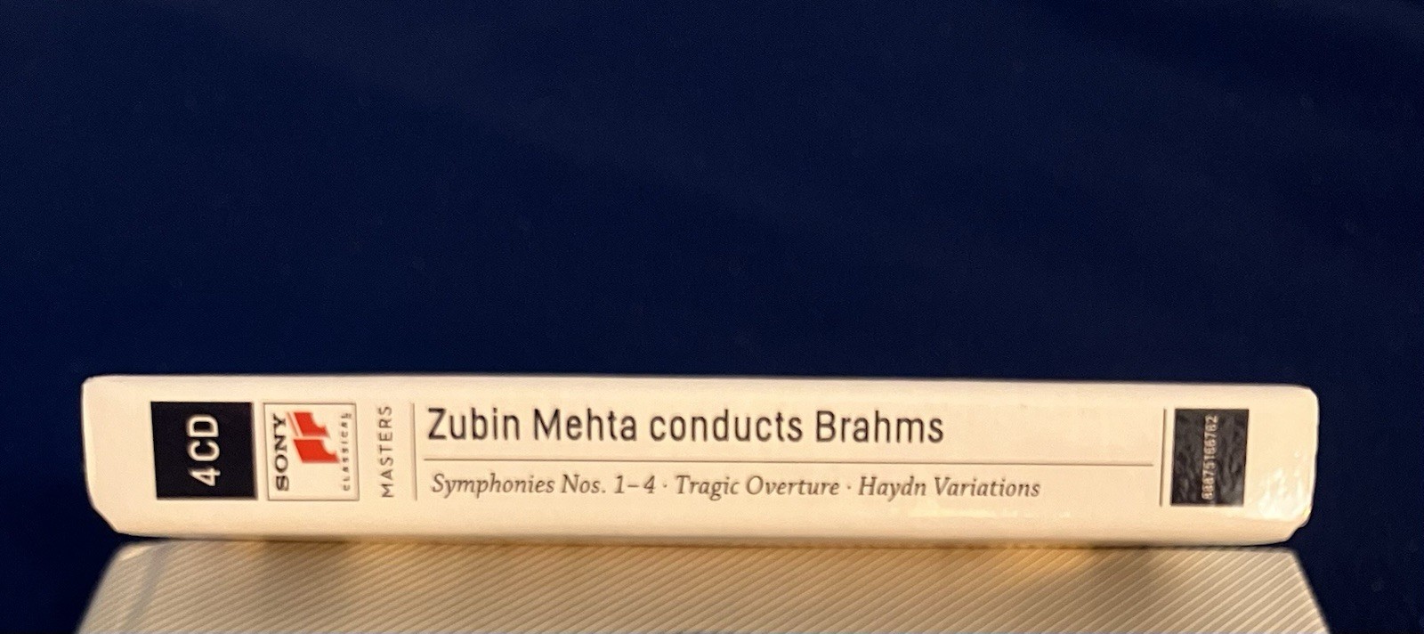 Zubin Mehta Conducts Brahms Israel Philharmonic 4 CD Sony Masters Box Set MINT!