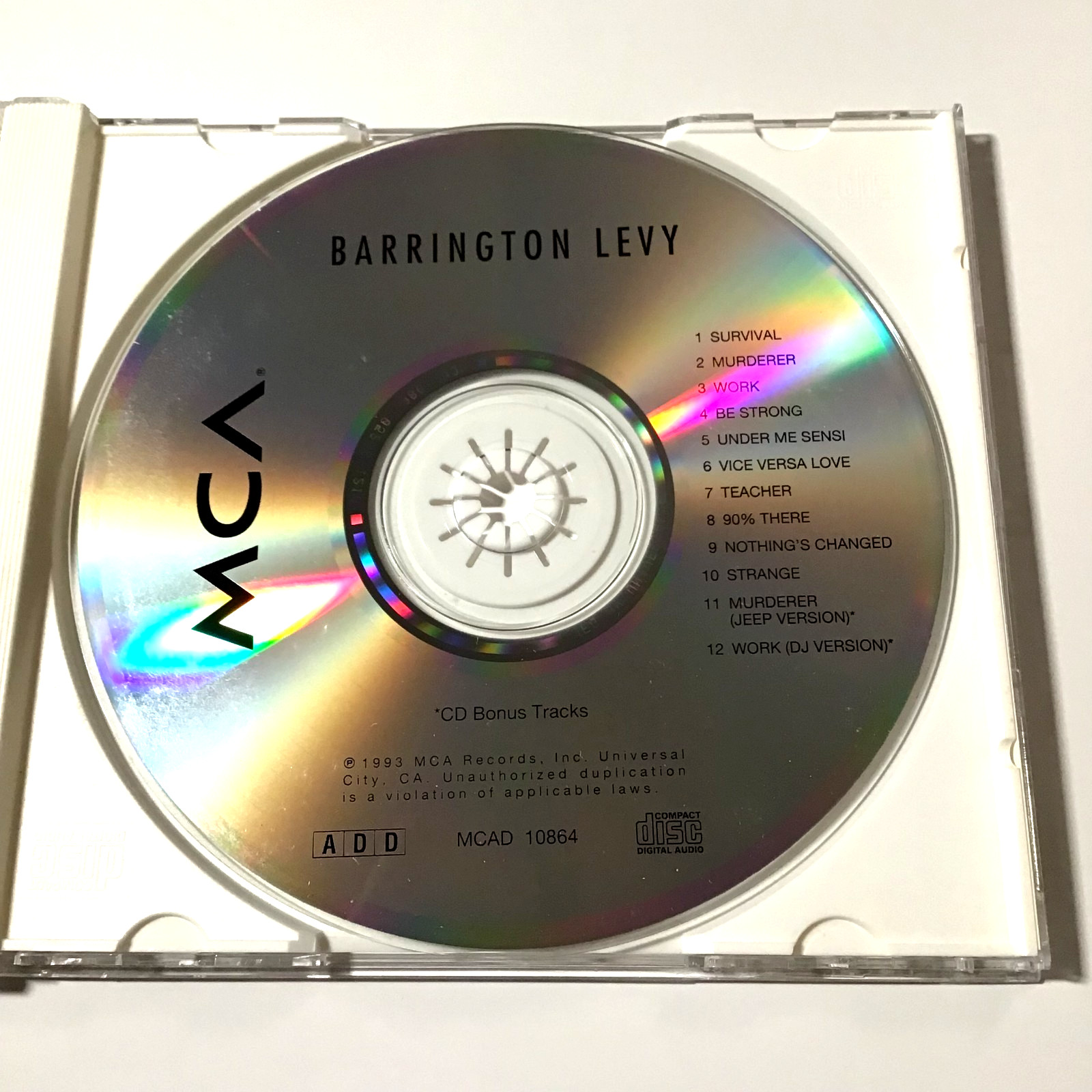 Barrington Levy – Barrington CD 1993 Reggae Dancehall
