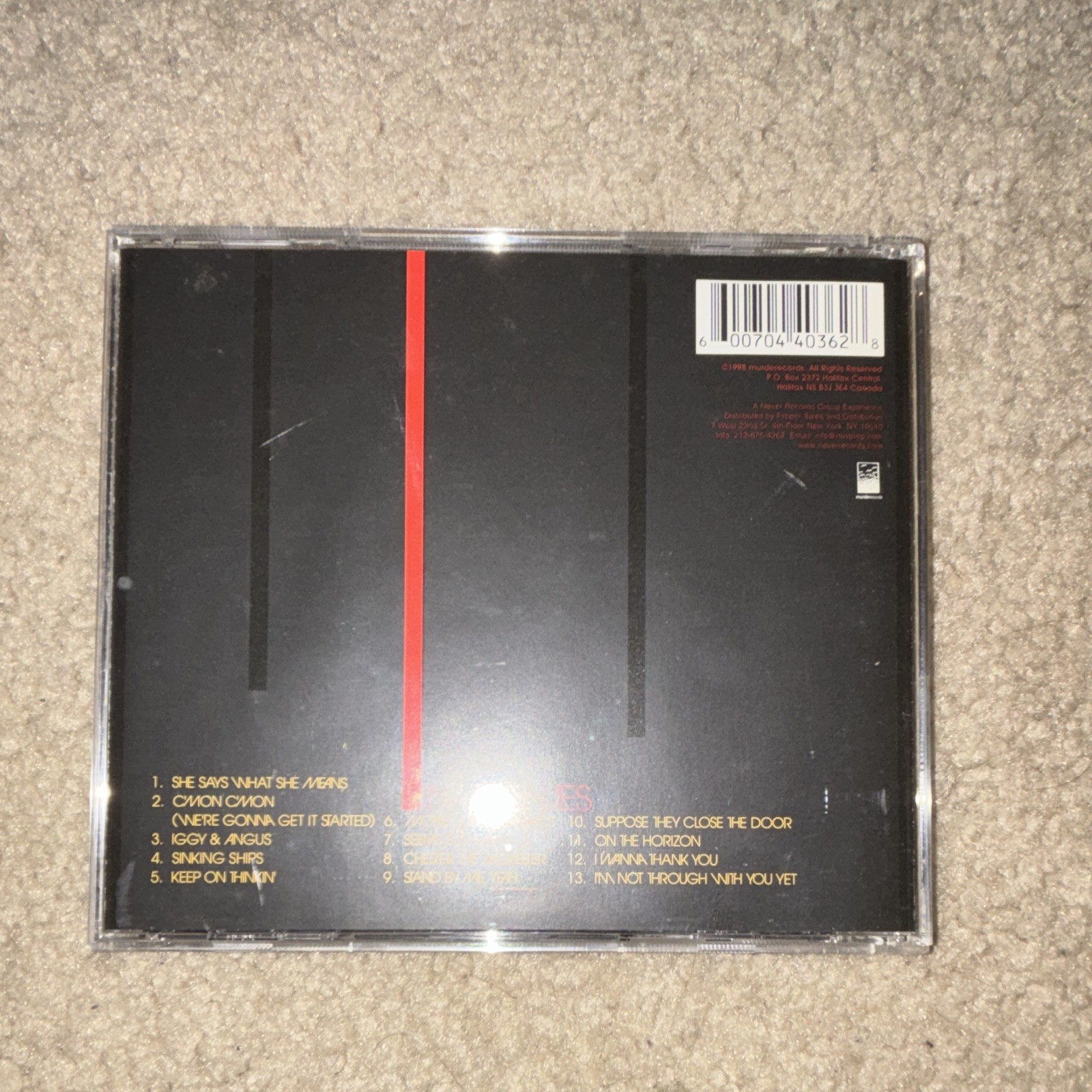 Sloan Navy Blues Murder Records CD 1998 Power Pop 46min Jewel Case