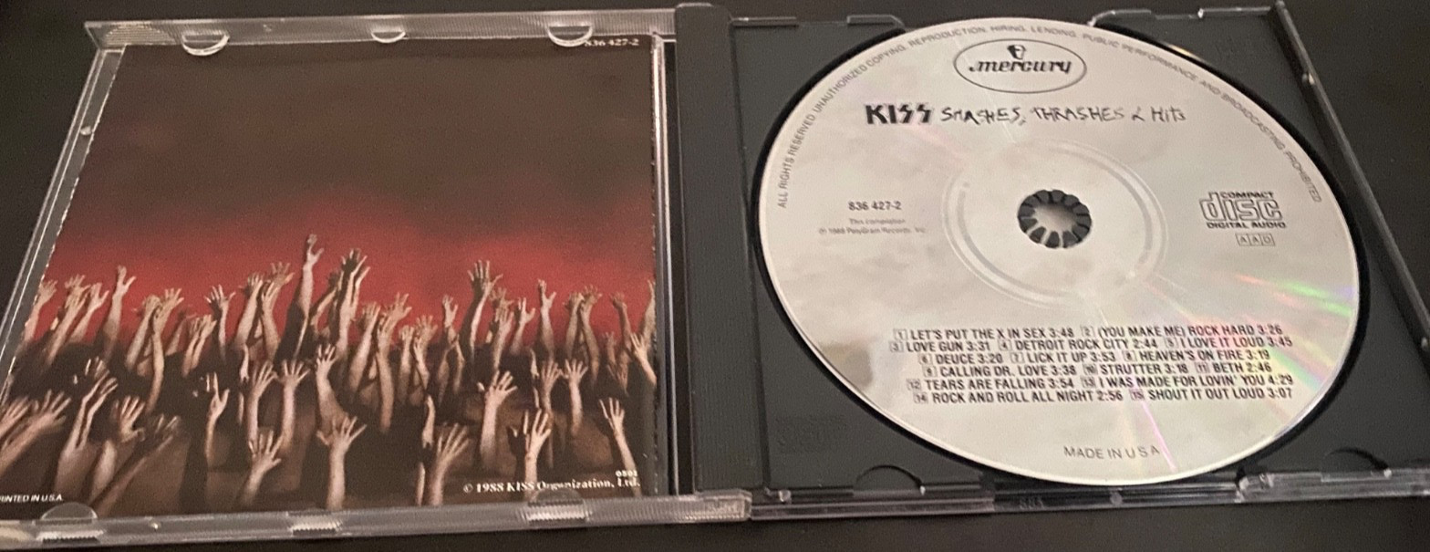 KISS - Smashes Thrashes & Hits by Kiss (1990) Mercury-836417-2 - Used CD - Mint