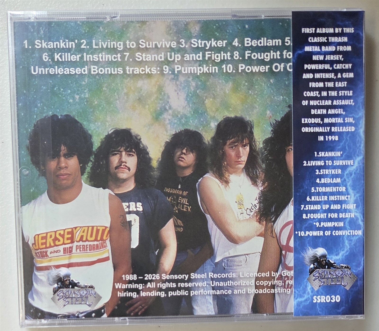 Gothic Slam ‎Killer Instinct CD new Sensory Steel reissue