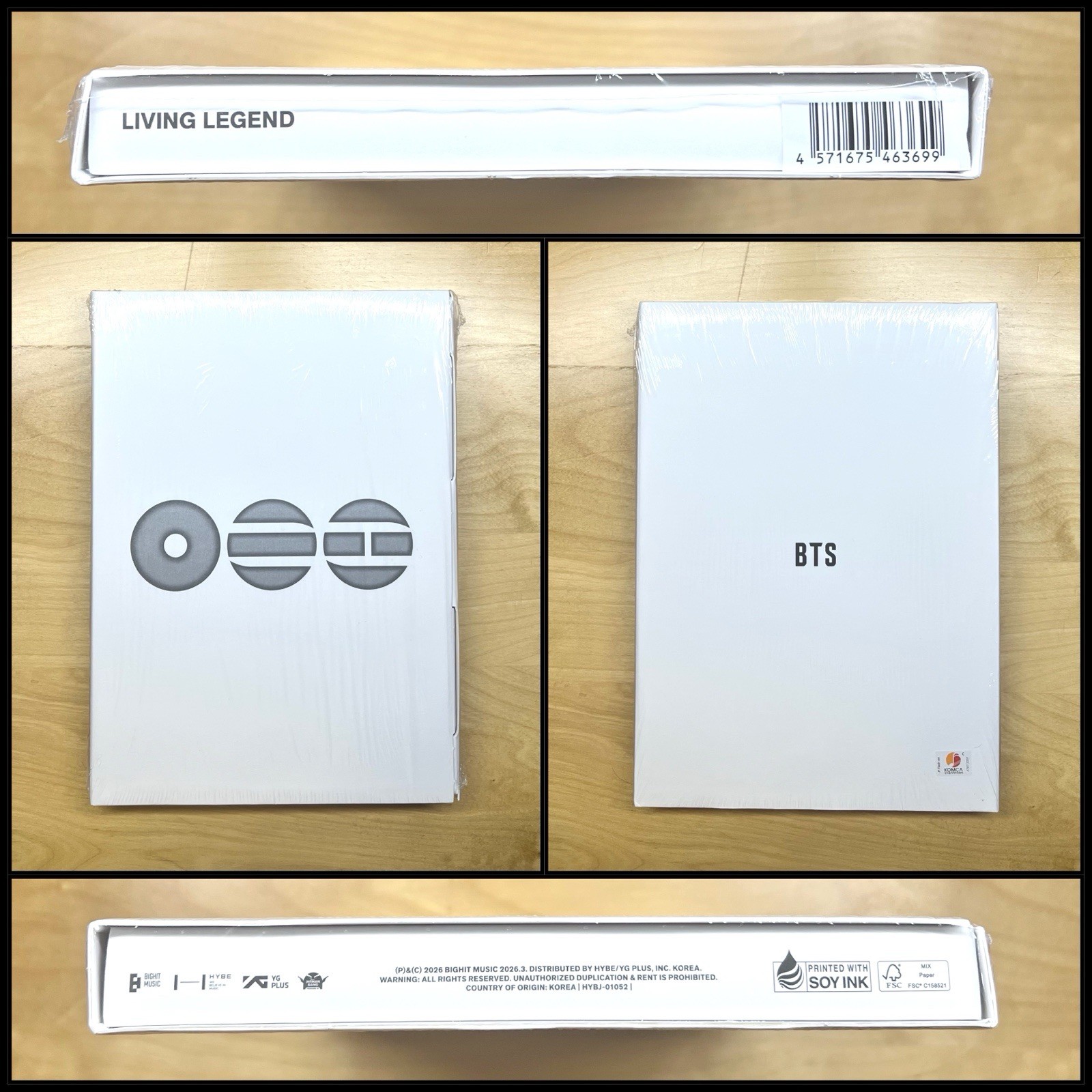 BTS The 5th Album 'ARIRANG' (Living Legend Weverse Global Version) NEW SEALED