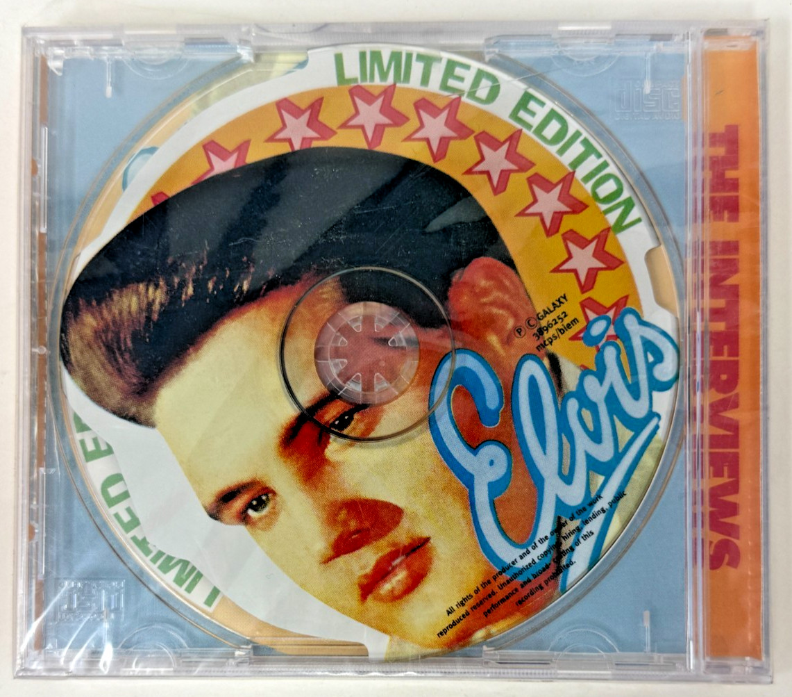 Elvis Presley - The Interviews - Picture Disc CD - SUPER RARE (E07)