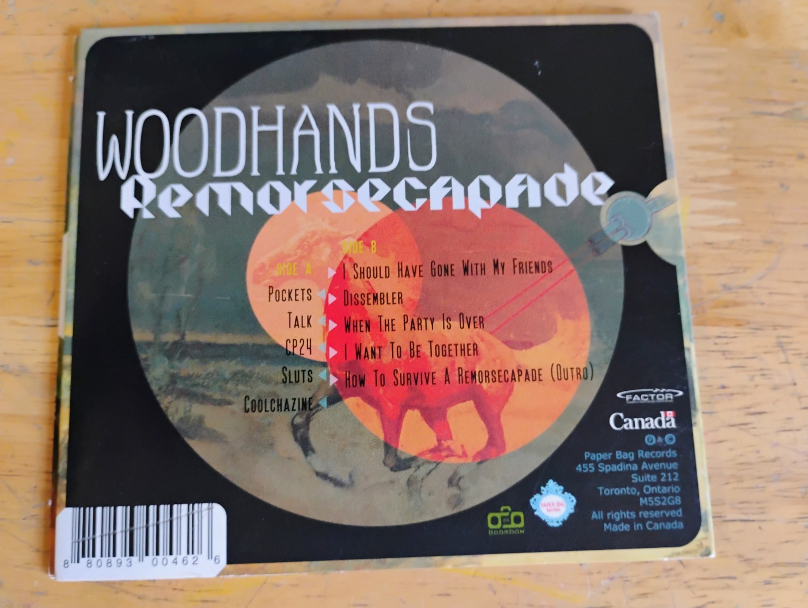 Woodhands Music CD - Remorsecapade [VERY GOOD CD] 2010s Indie Rock