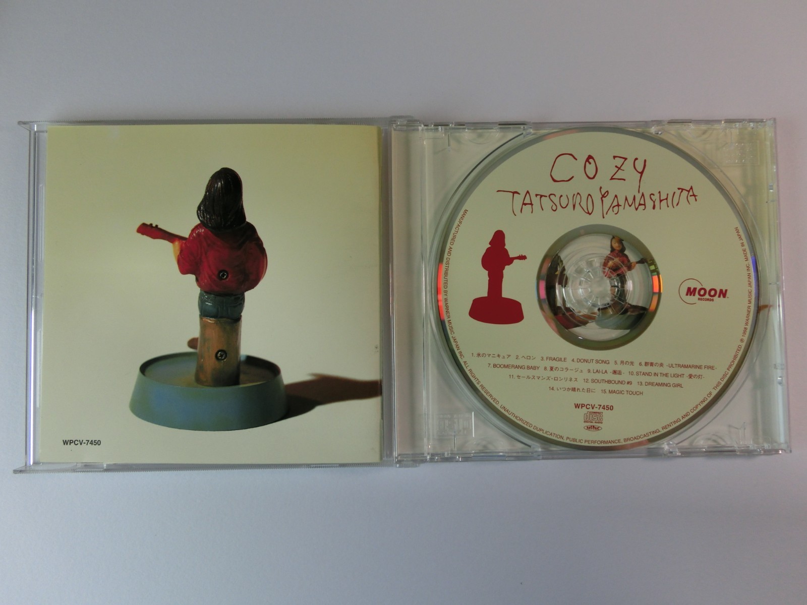 Tatsuro Yamashita COZY WPCV-7450 Japan CD w/Obi Complete EX+ Tested