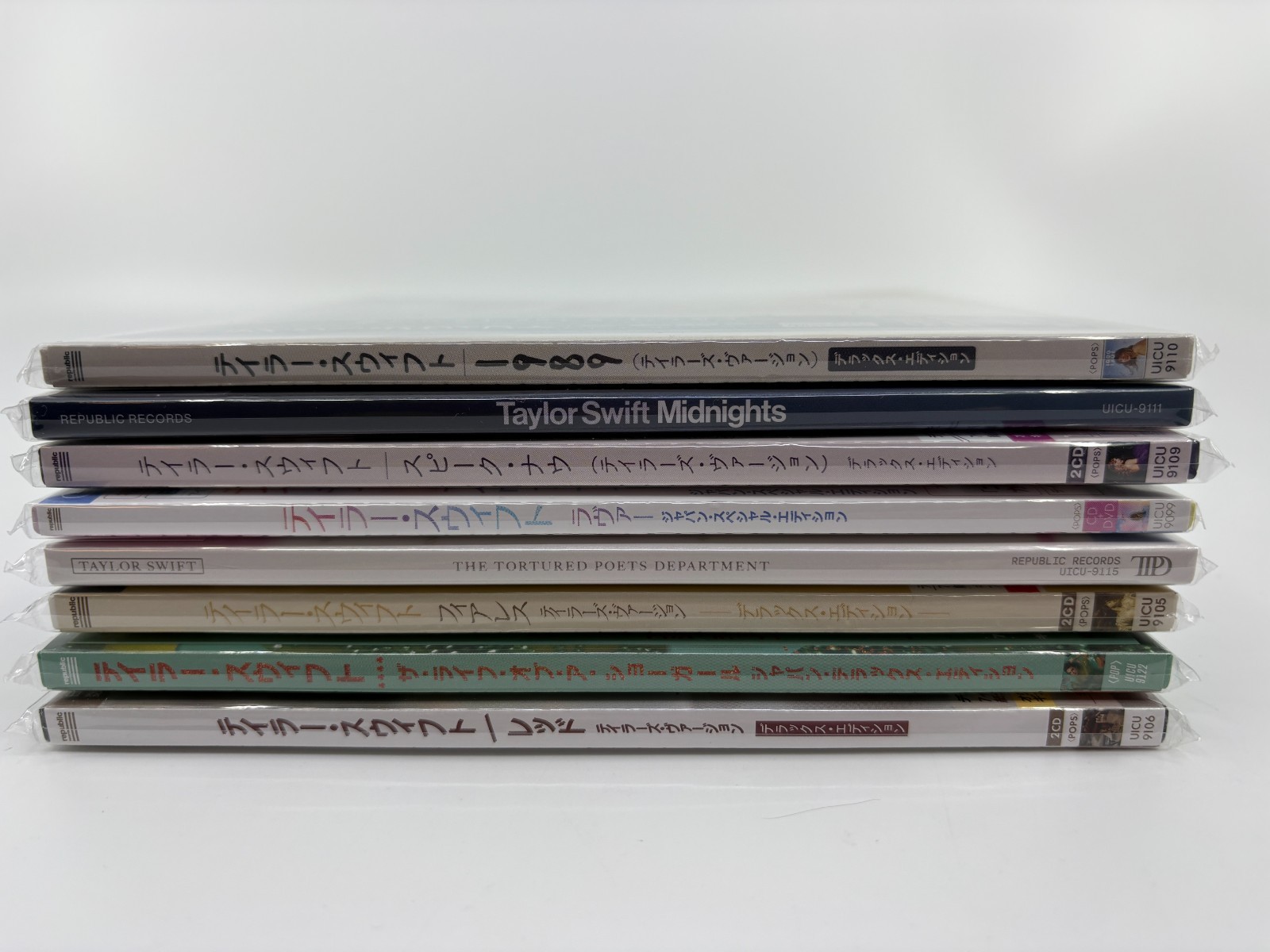Taylor Swift 7" Cardboard Sleeve Japan Deluxe Edition 8CD Set