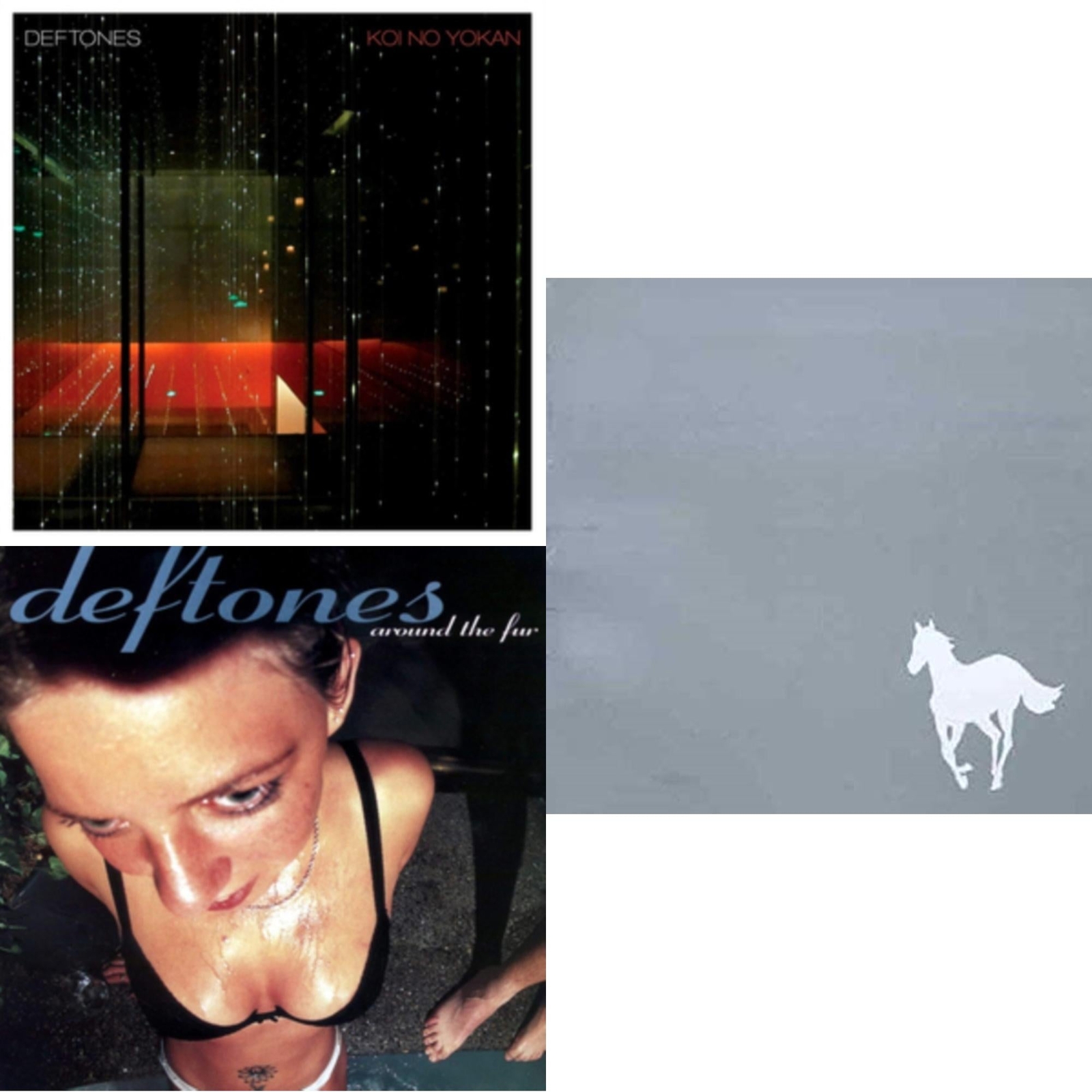 Deftones - Koi No Yokan & Around The Fur & White Pony [New CD Bundle]