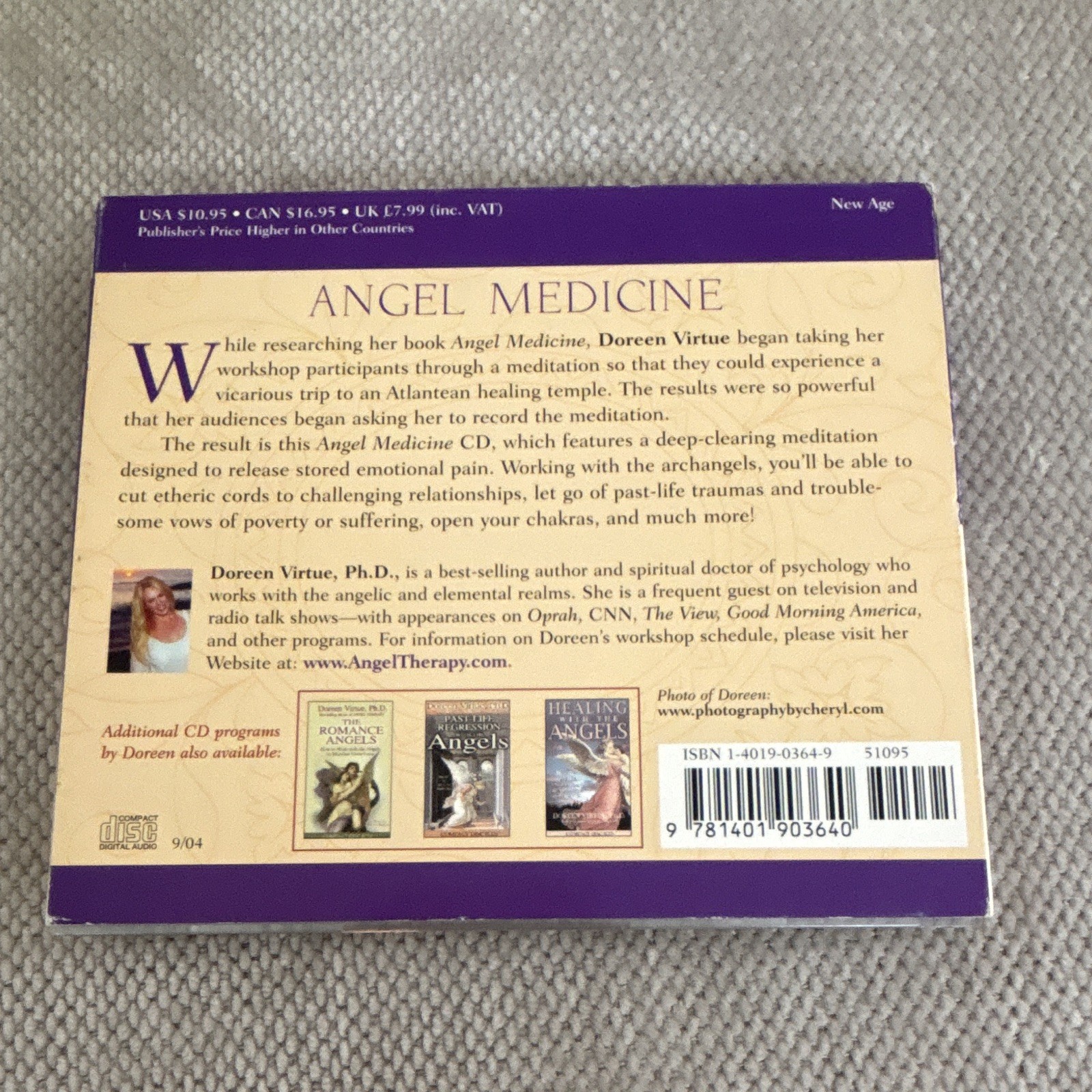 Doreen Virtue, Ph.D. - Angel Medicine CD 2004 Hay House New Age Meditation
