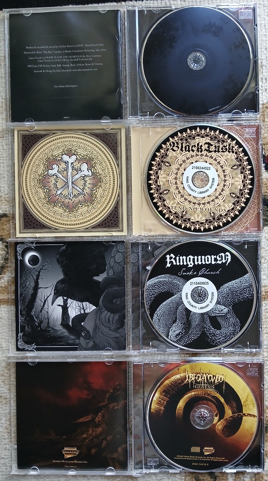 Big Lot 10 Metal CDs: Parkway Drive, Ringworm, Rammstein, Black Sabbath, Unholy