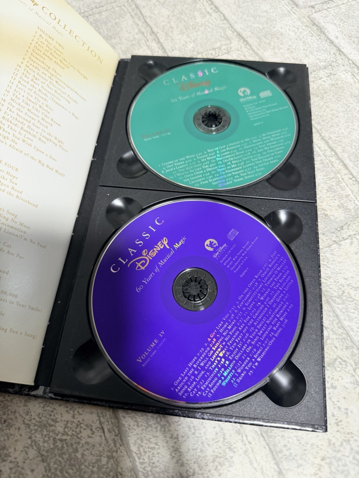 Classic Disney Collection: 4 CD Set with Lyric Book