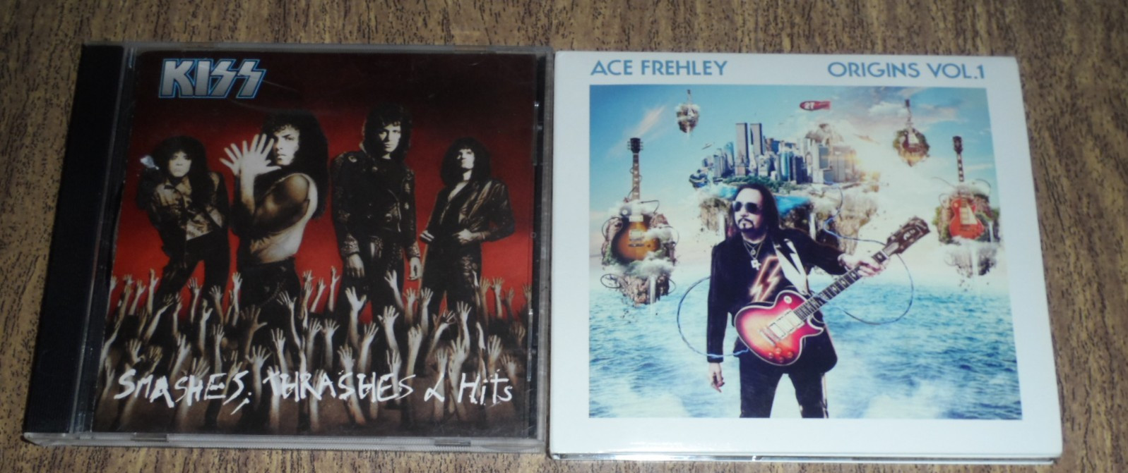 Ace Frehley / Kiss 2 CD Lot Origins Vol 1 / Smashes Thrashes & Hits