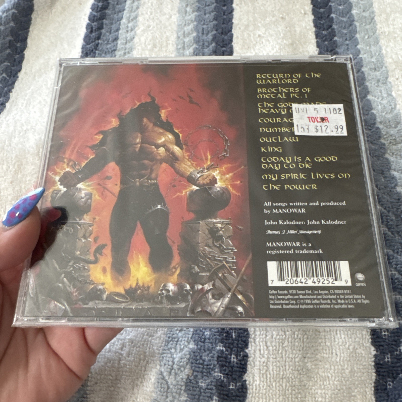 Manowar Louder Than Hell German CD **BRAND NEW**