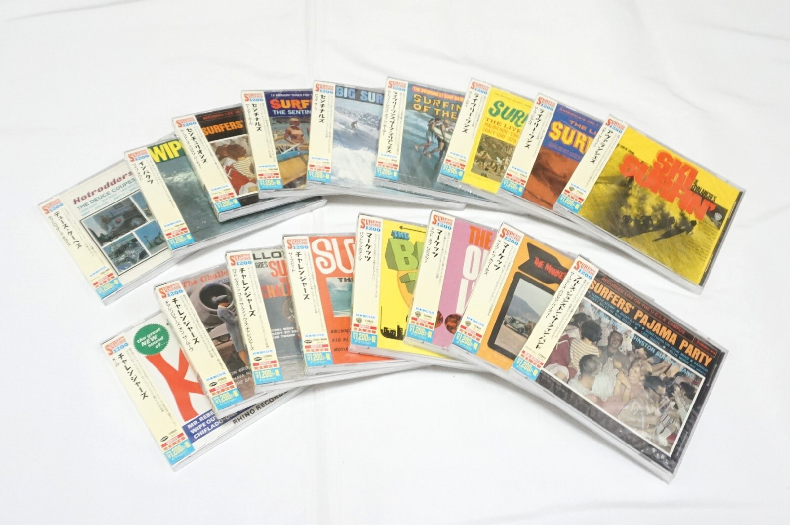 V.A ~ 1960s Surfin / Hot Rod 1200 CD Series Cmplt 17 Titles Set Sealed Obi Japan