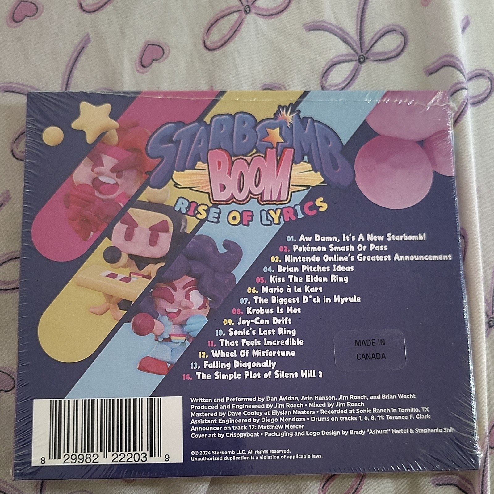 Starbomb Rise of Lyrics CD (2024) Comedy/Novelty Album Sealed Jewel Case