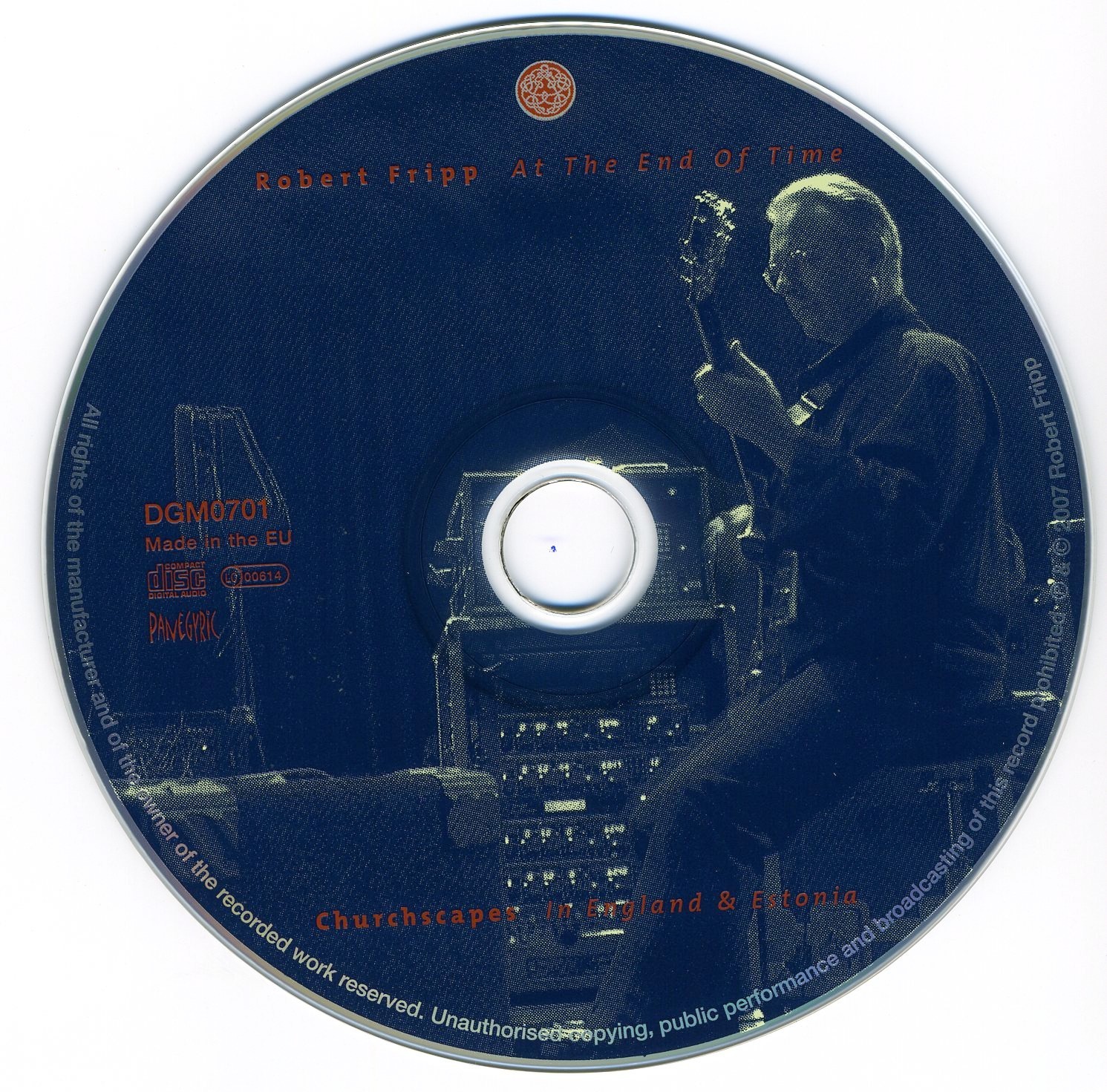 Robert Fripp - At the End of Time: Churchscapes Live in England... (CD, 2007) NM