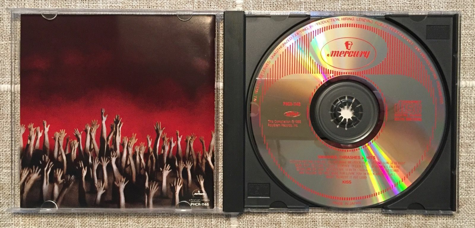 Kiss - Smashes, Thrashes & Hits (Original Japan CD w/OBI) PHCR-1146 Paul Stanley