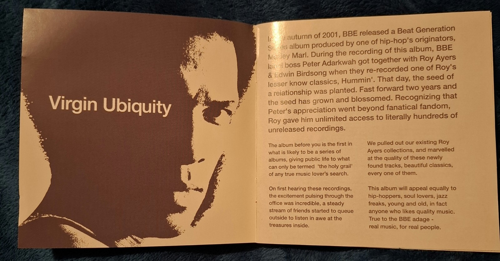 Roy Ayers - Virgin Ubiquity (Unreleased Recordings 1976-1981, 2004) *SIGNED* CD