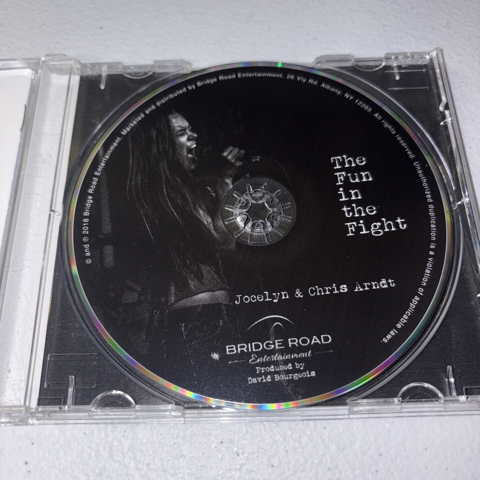 Jocelyn & Chris Arndt The Fun in the Fight CD Autographed RARE 2018 MINT