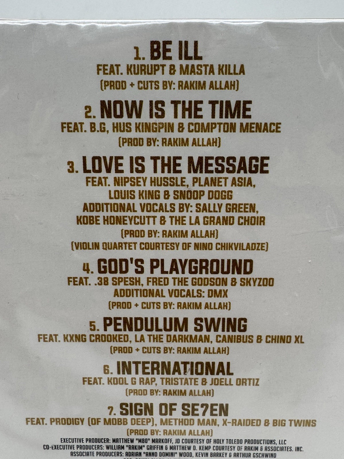 RAKIM REBIRTH GOD'S NETWORK (2024) BRAND NEW SEALED LIMITED EDITION CD CHINO XL