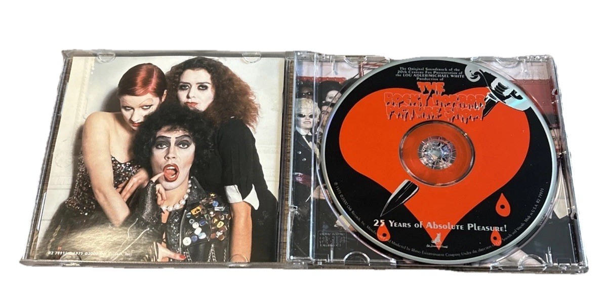 Rocky Horror Picture Show 25 Years Film Soundtrack CD Very Good Disc*