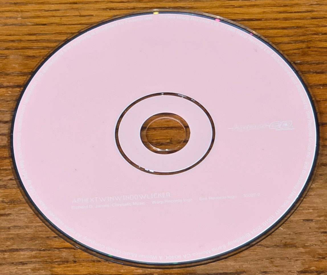 APHEX TWIN Window Licker CD Only 1999 Generic Jewel Case