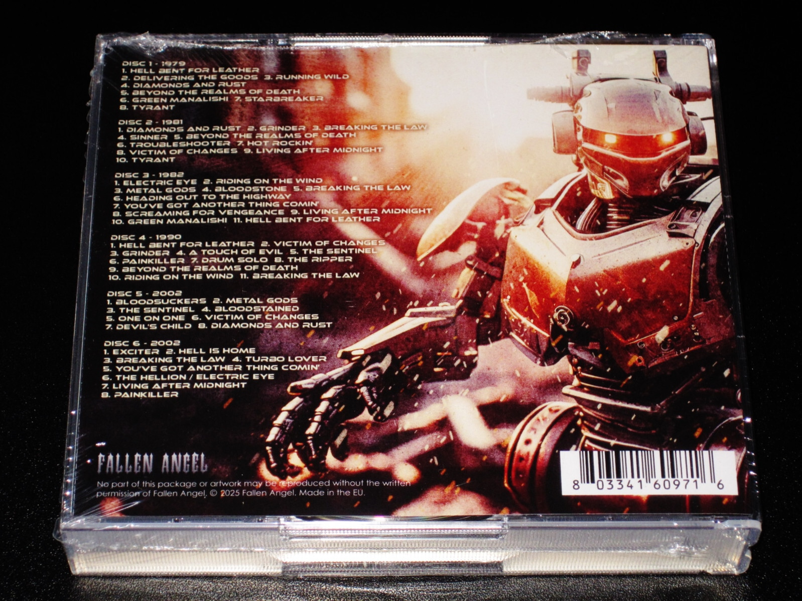 Judas Priest: Gods Of Metal - Live 1979-2002 6 CD Box Set 2025 UK Jewel Case NEW
