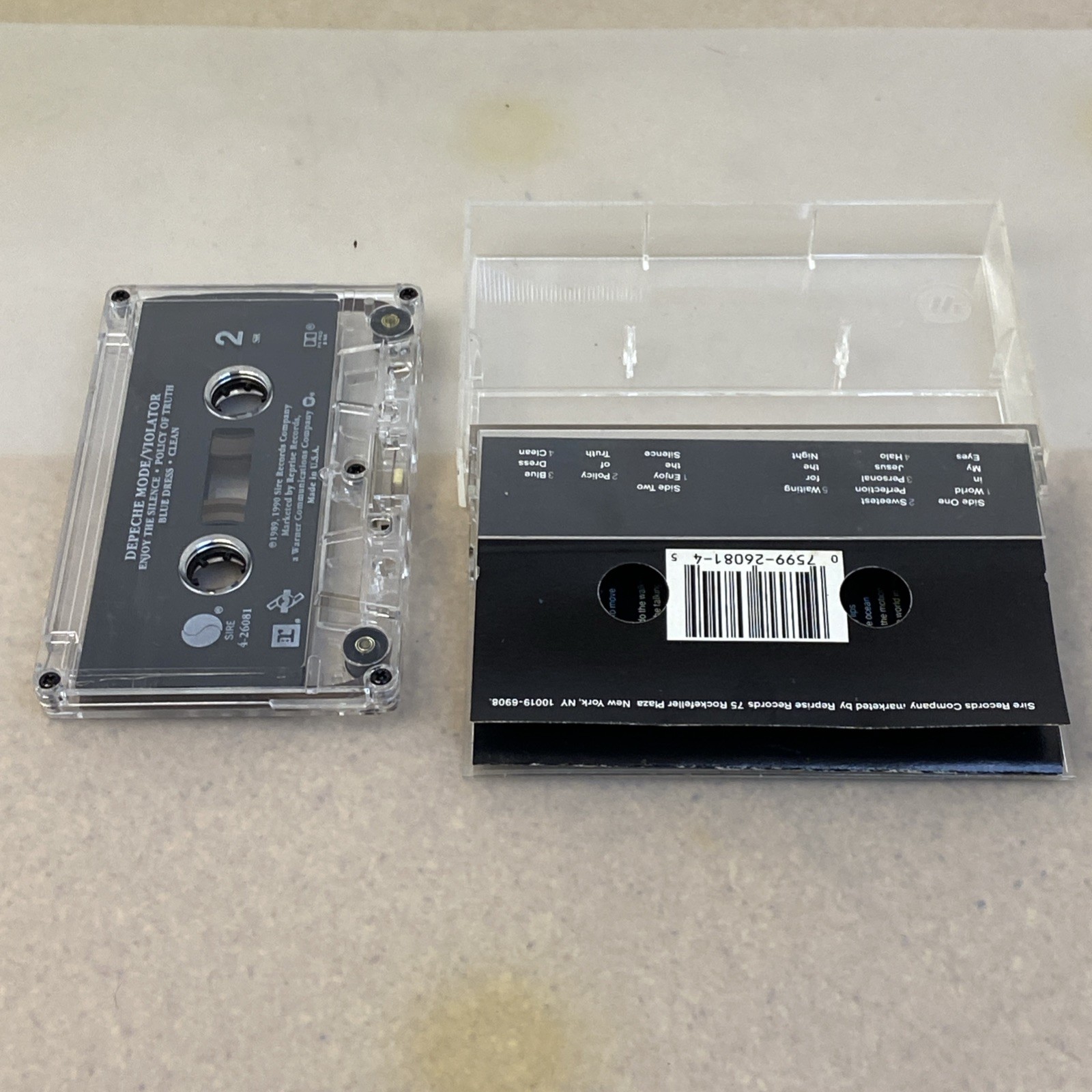 Depeche Mode Violator Cassette Tape Original Album Electronic New Wave Synth Pop