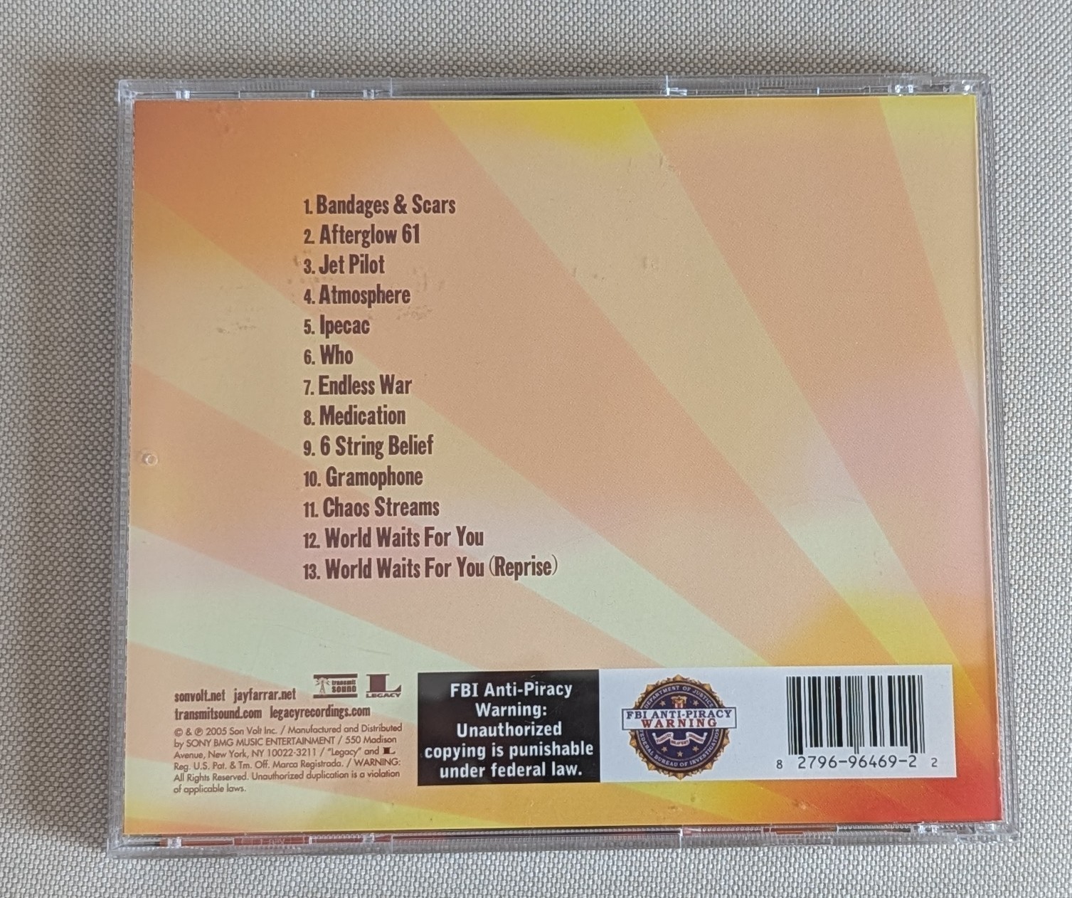 Okemah and the Melody of Riot by Son Volt (CD, Oct-2005, Sony Music Distribution