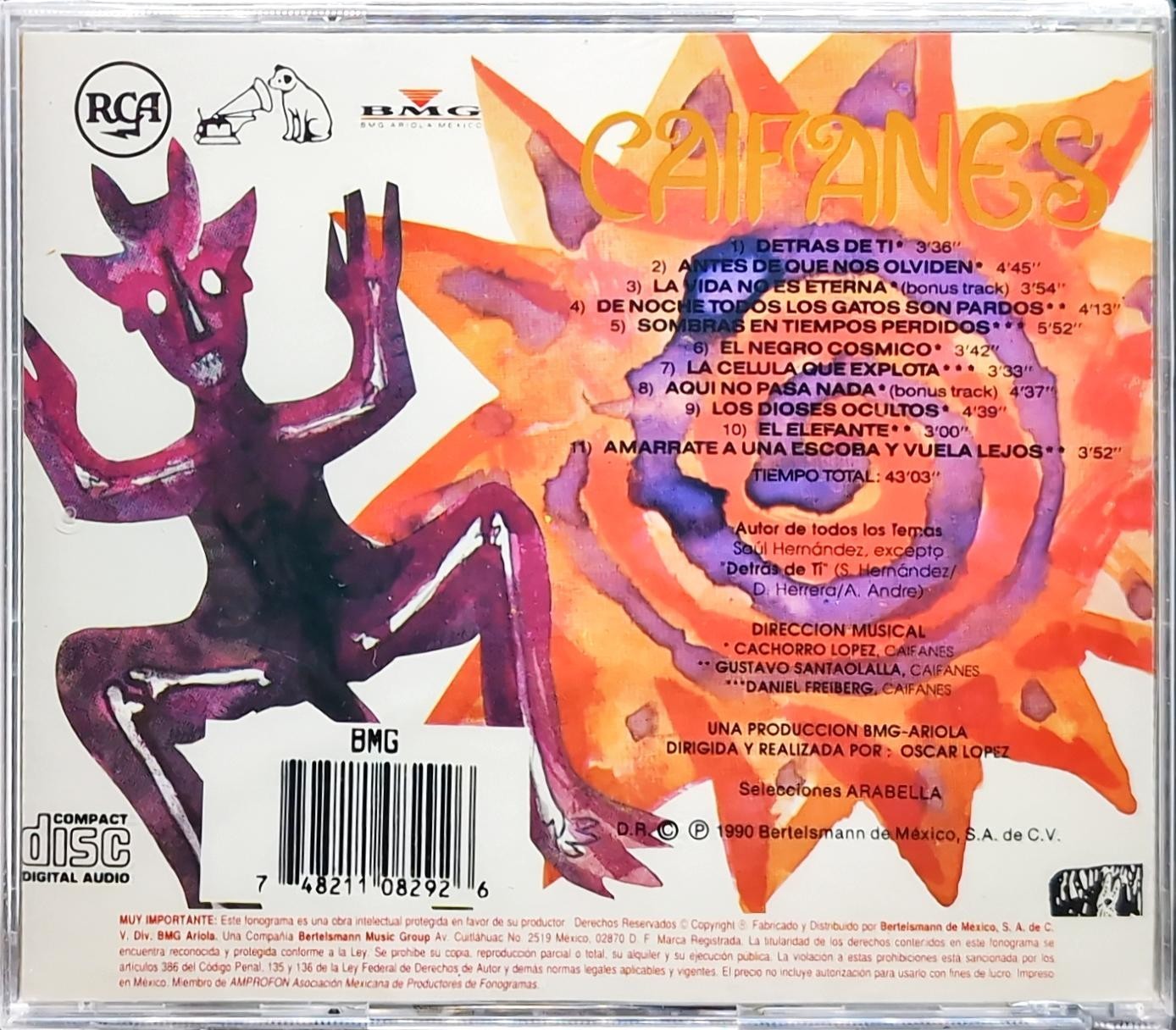 Caifanes – El Diablito (1990, CD)