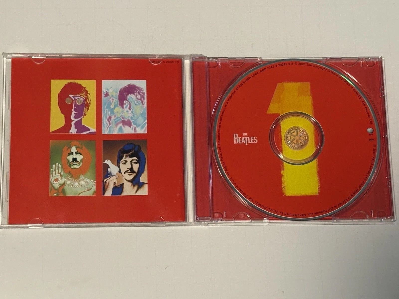 The Beatles 1 CD Album Apple Records 2000 Rock Red Disc Jewel Case One OOP