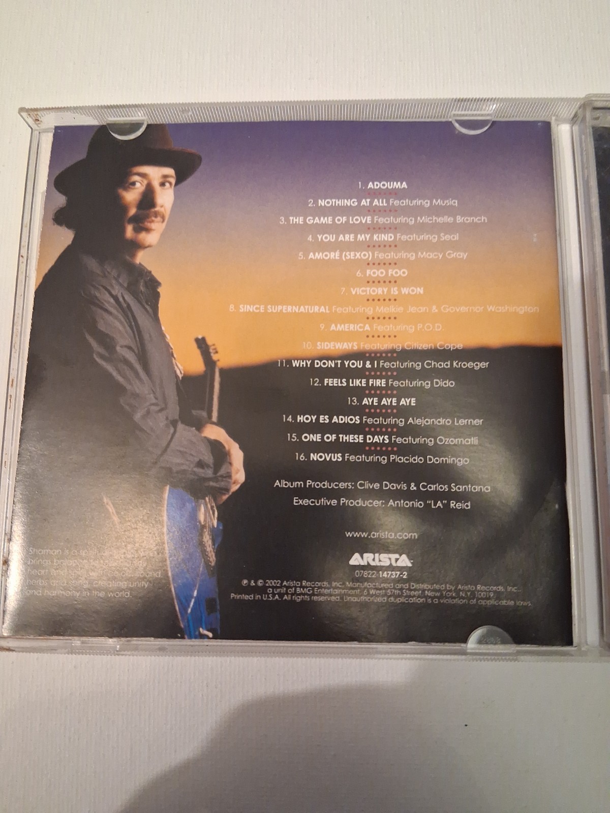 Shaman by Santana (CD, 2002) - New Sealed - Game Of Love - Michelle Branch -Rock