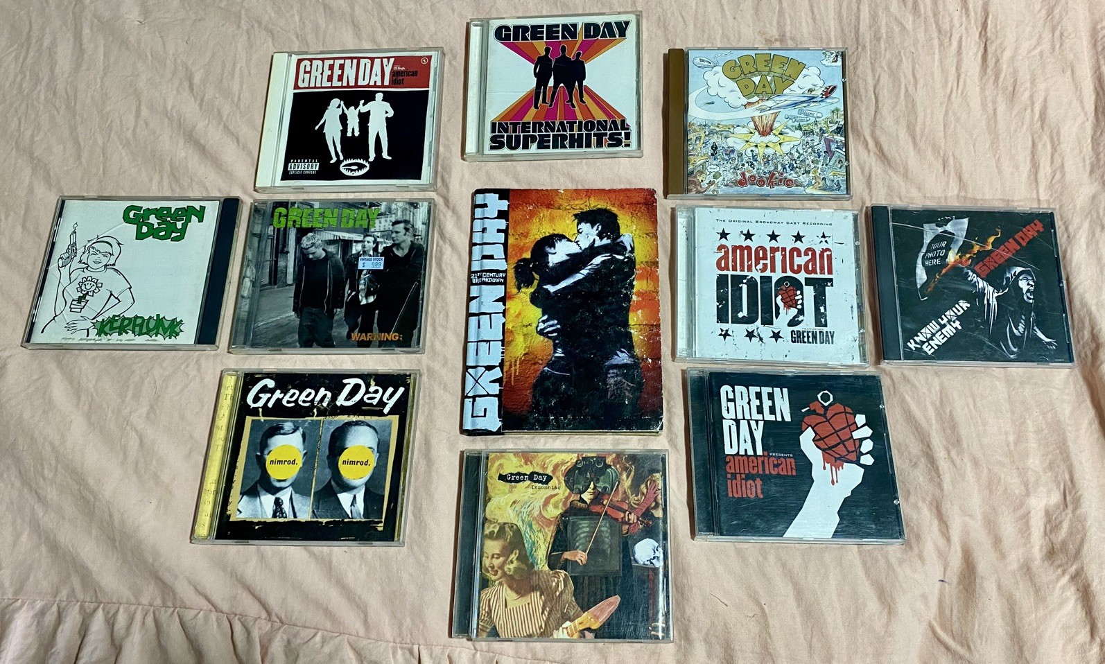 Green Day Lot of 10 CD’s Includes 21st Century Breakdown Deluxe Edition CD Book!