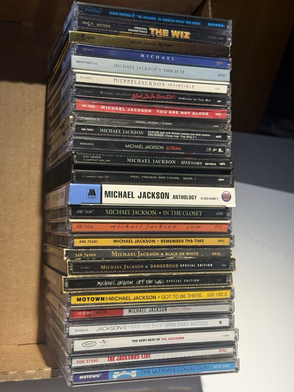 MICHAEL JACKSON (25 Compact Disc Lot)/Rare/OOP/Imports/Used & Very Good Plus+!!!