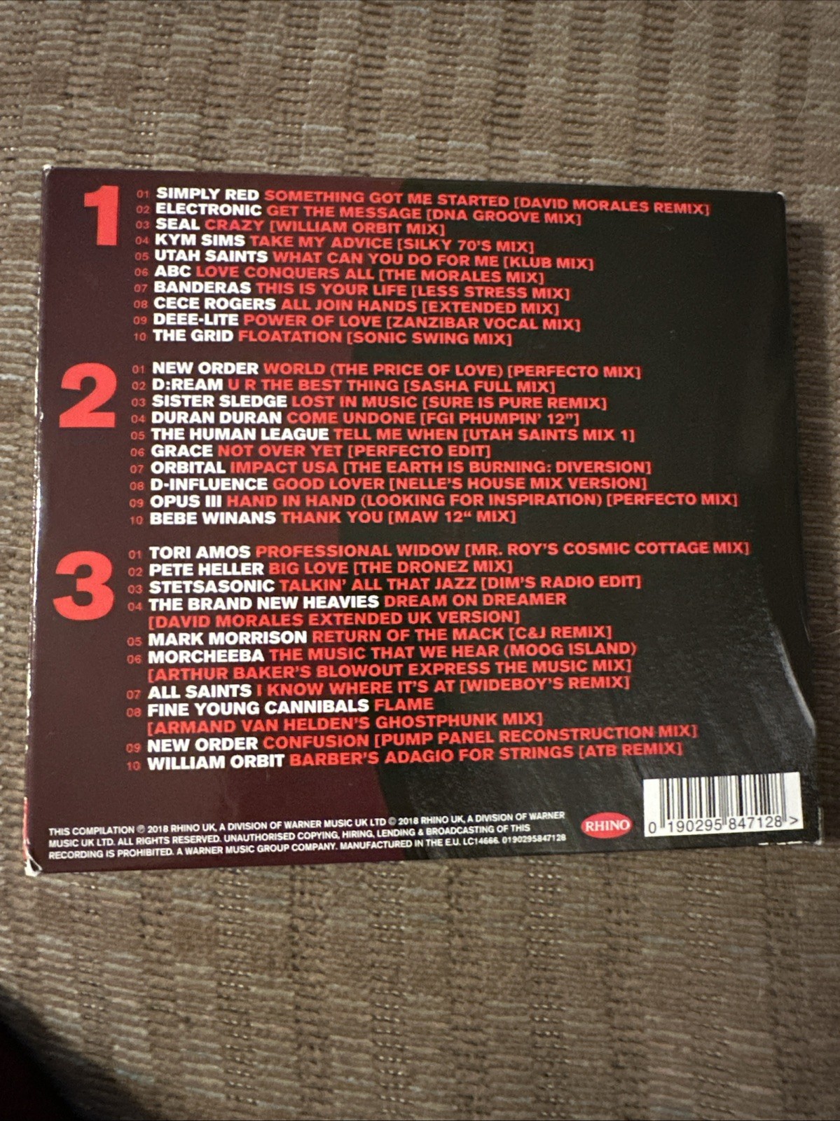 12 in Dance: 90s Remix by Various (CD, 2018) ES1516