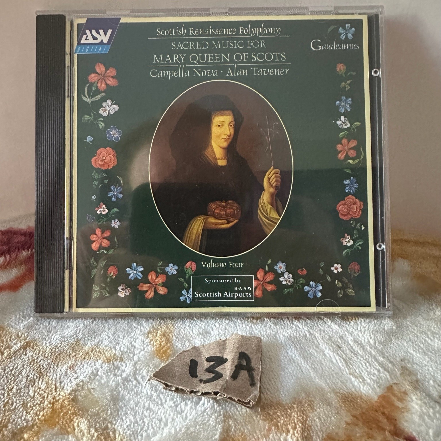 Cappella Nova – Sacred Music for Mary Queen of Scots CD 1993 Renaissance ASV