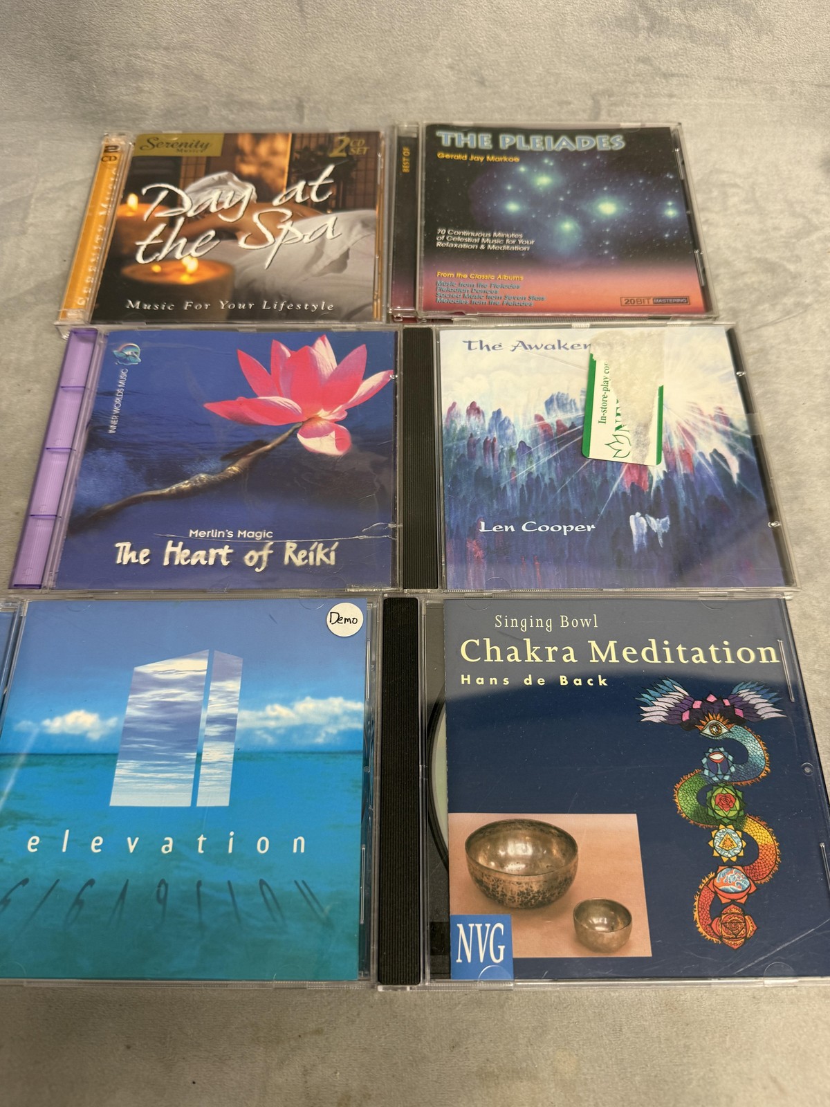 Lot 24 New Age Meditation CDs Chakra Reiki Healing Relaxation Steven Halpern