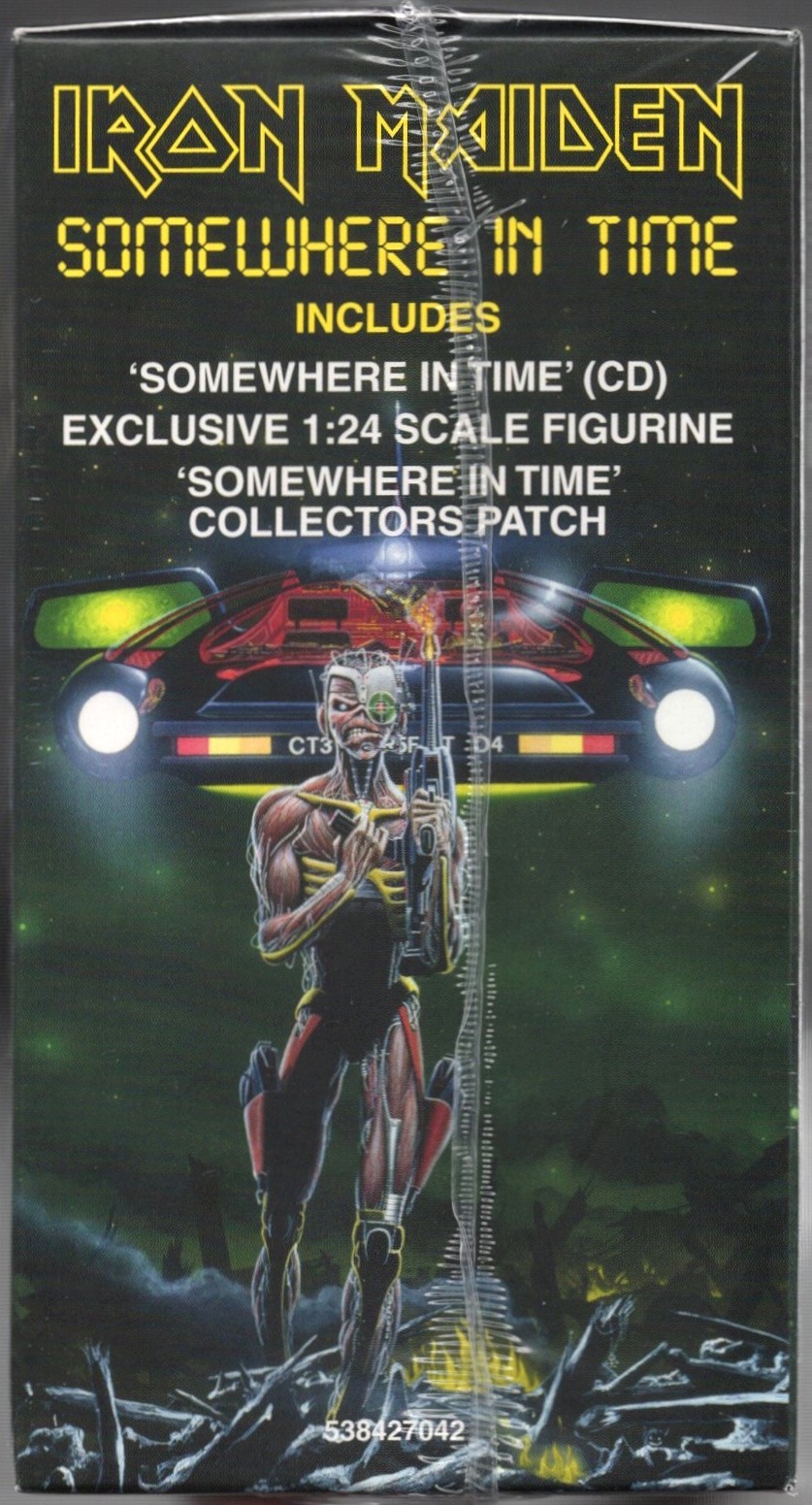 +FIGURINE---- IRON MAIDEN Somewhere in Time CD BOX SET Wasted Years 1130