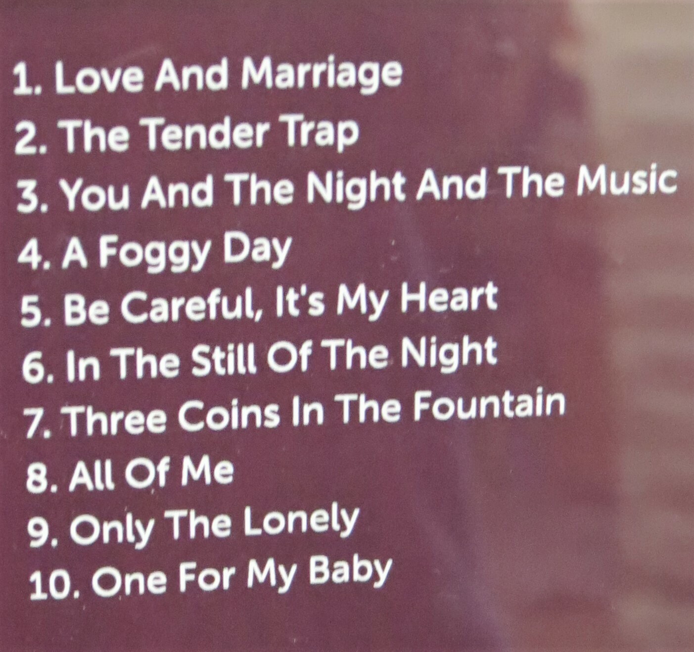 FRANK SINATRA,Best of Hits NEW! CD,20 Tracks,Love & Marriage,All of Me,Love