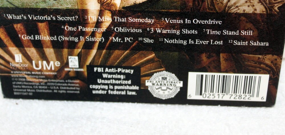 Rick Springfield ~ Venus in Overdrive 2008 New Door Records Digipak Used CD VG++