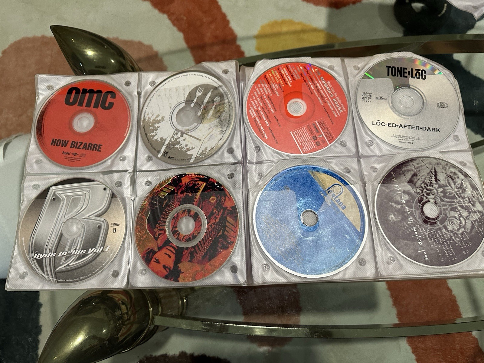 Mixed Genre Lot of 55+ Hip Hop, Rap, R&B, Rock Country, Pop CD’s Untested Loose