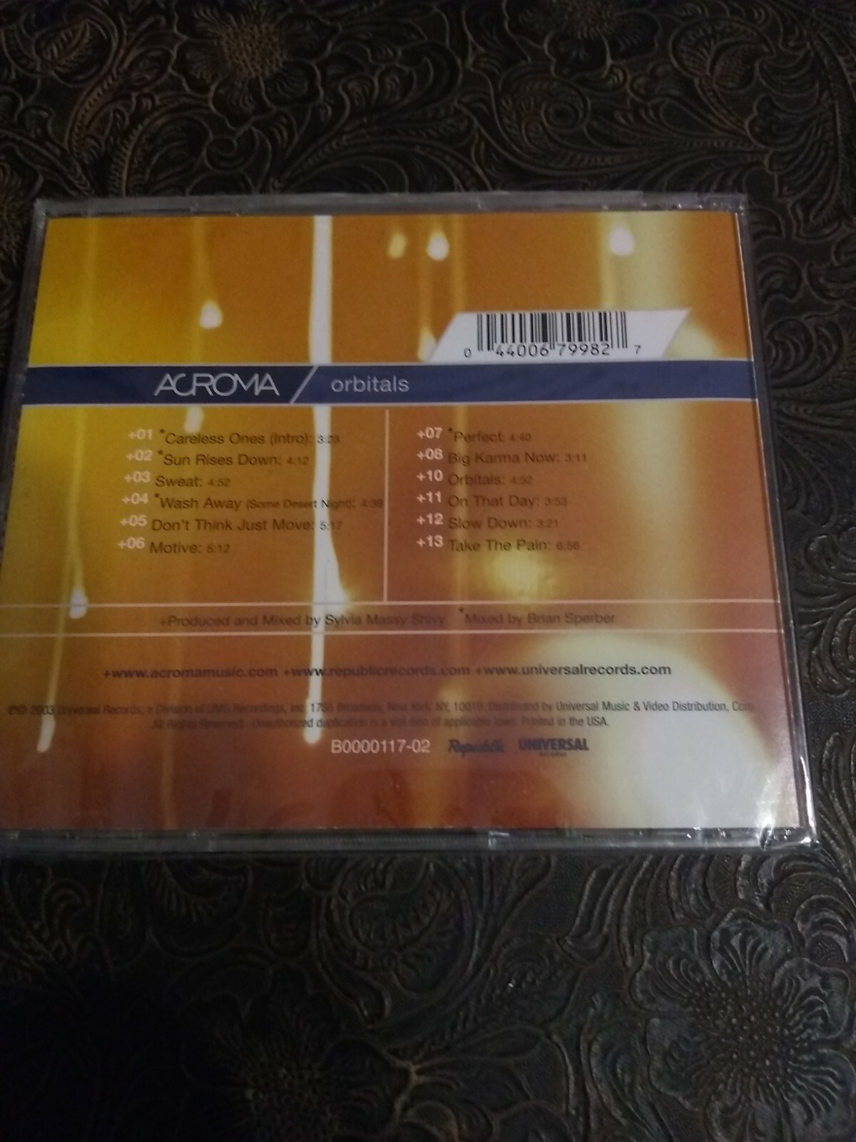 New! Orbitals by Acroma CD 2003 Still Sealed - Ships Free - US Seller