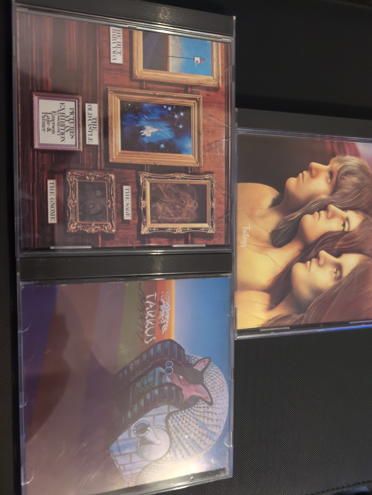 Emerson, Lake & Palmer 3 CD Lot: Trilogy, Tarkus, Pictures At An Exhibition
