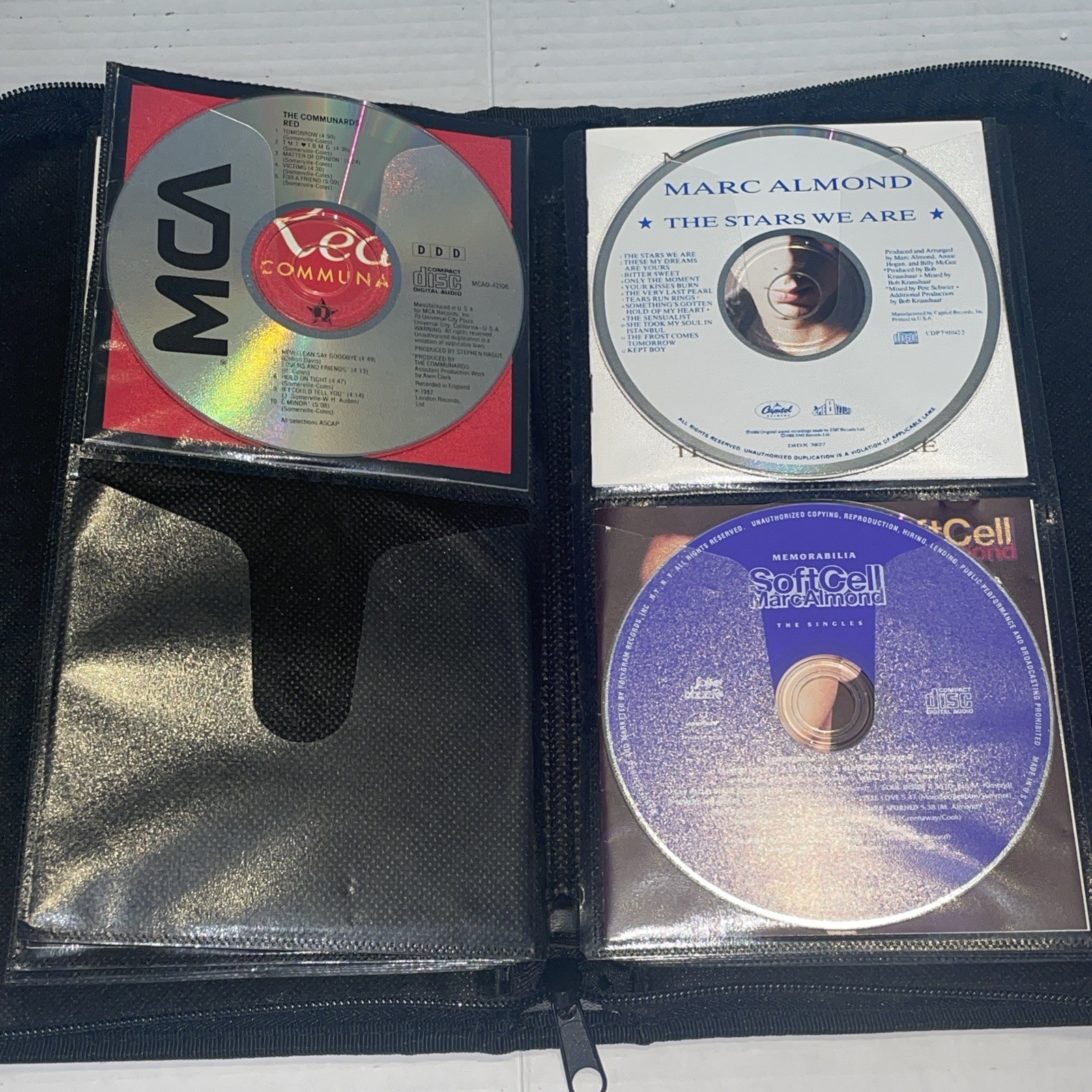 Binder W/ 38 CDs New Wave Synth Pop Duran Duran Boy George John Foxx TFF