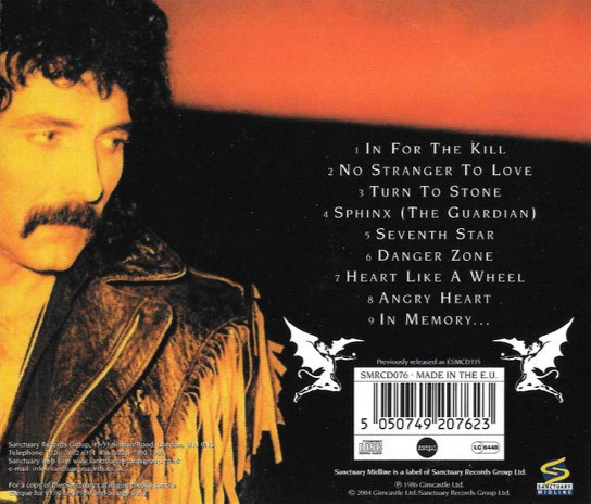 Black Sabbath Featuring Tony Iommi – Seventh Star CD [1986 / 2004 Remaster] MINT